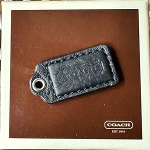Coach Waxed Leather Tag